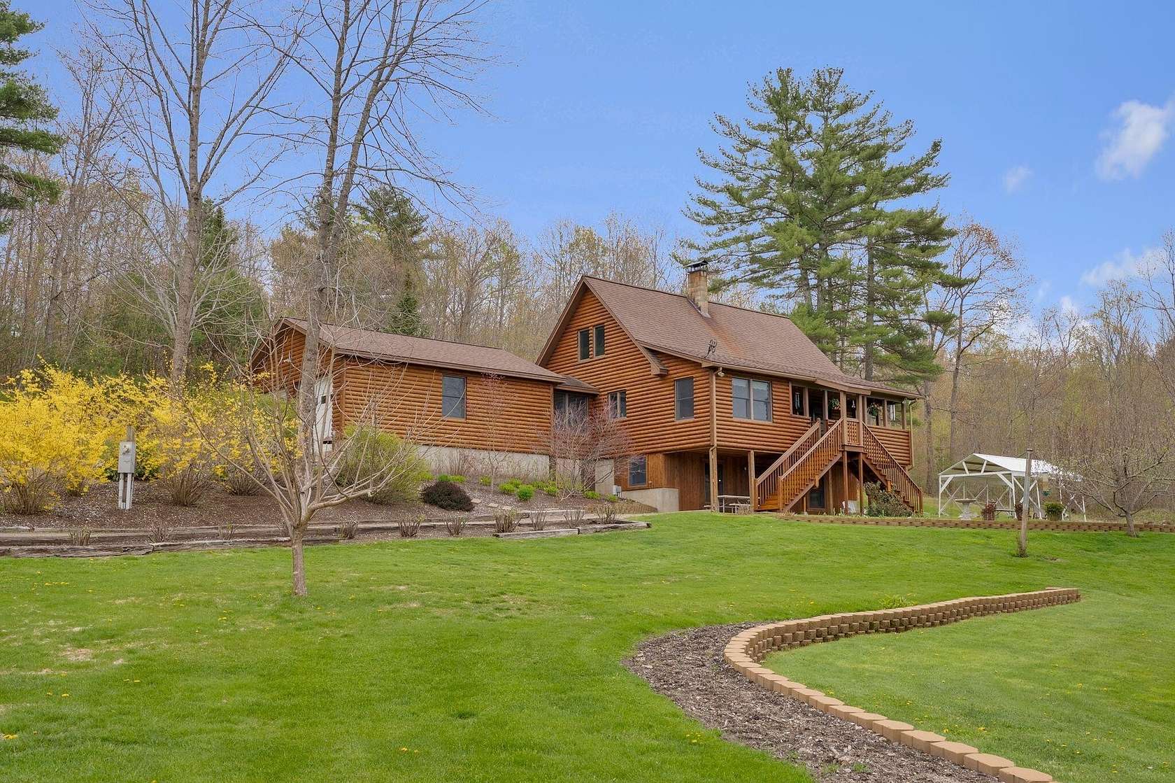 8 Acres of Land with Home for Sale in Dresden Town, Maine