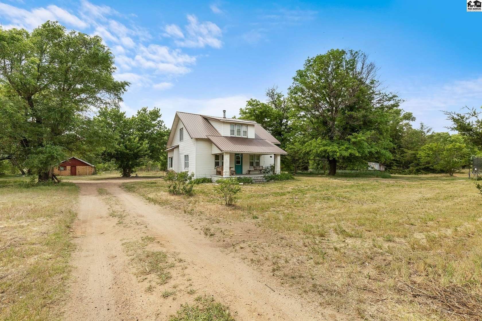 7.53 Acres of Land with Home for Sale in Arlington, Kansas