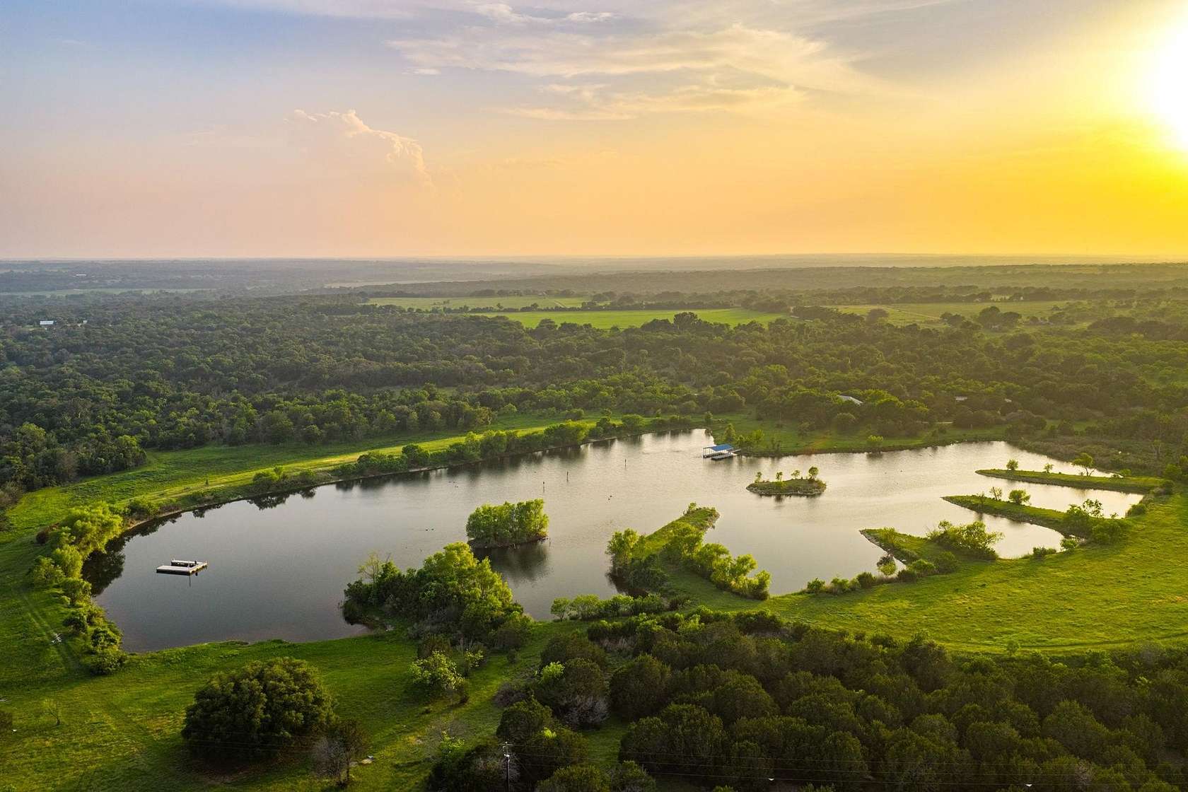 72 Acres of Recreational Land with Home for Sale in Iredell, Texas