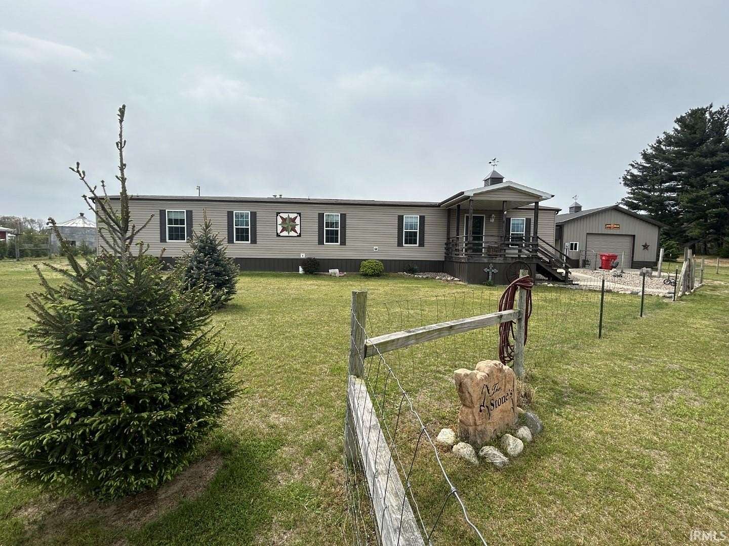 1.53 Acres of Land with Home for Sale in Grovertown, Indiana