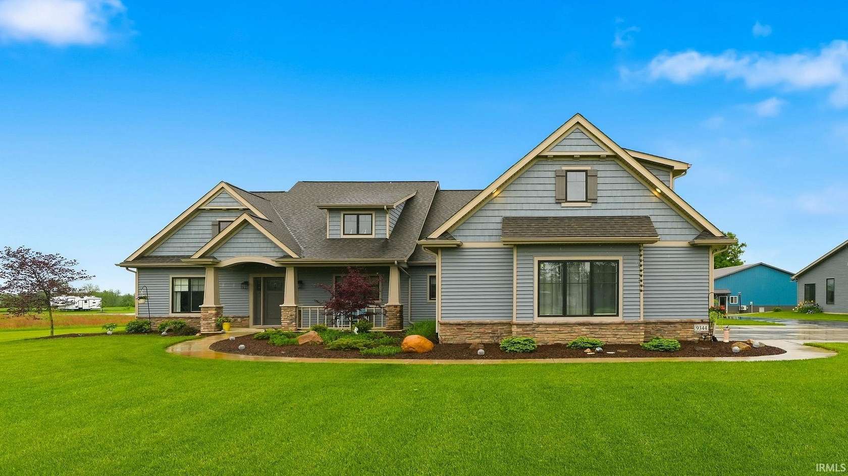 7.5 Acres of Land with Home for Sale in Leo, Indiana