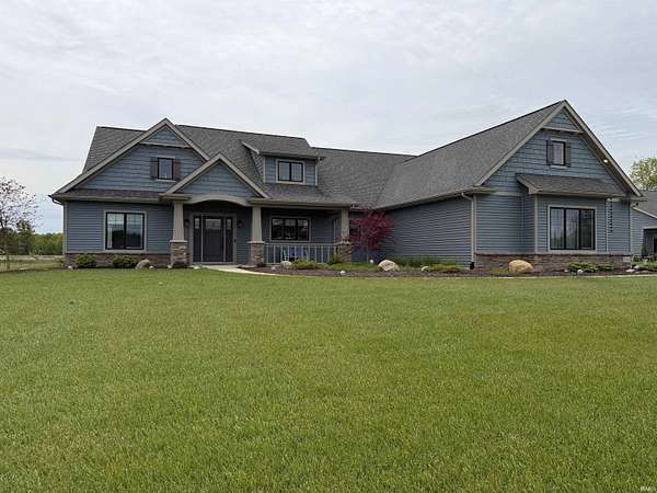 7.5 Acres of Land with Home for Sale in Leo, Indiana