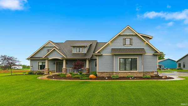 7.5 Acres of Land with Home for Sale in Leo, Indiana