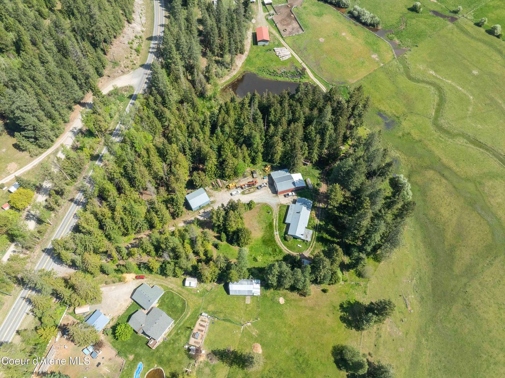 4 Acres of Land with Home for Sale in Cataldo, Idaho