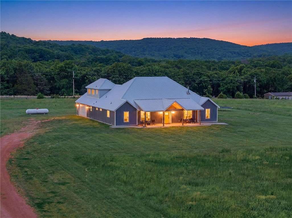 20 Acres of Agricultural Land with Home for Sale in Canehill, Arkansas
