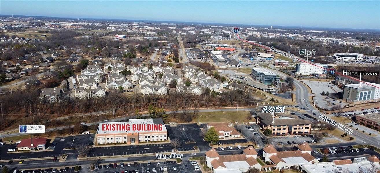 3 Acres of Improved Commercial Land for Lease in Rogers, Arkansas
