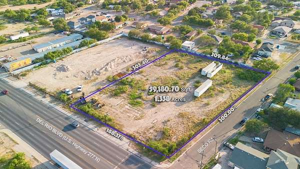 1.36 Acres of Commercial Land for Lease in Eagle Pass, Texas