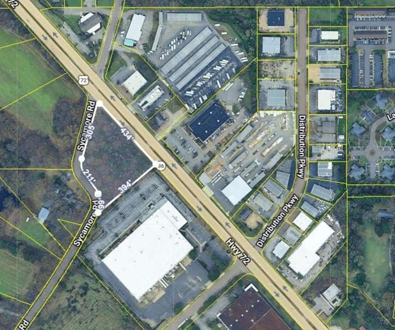 2.4 Acres of Commercial Land for Sale in Collierville, Tennessee