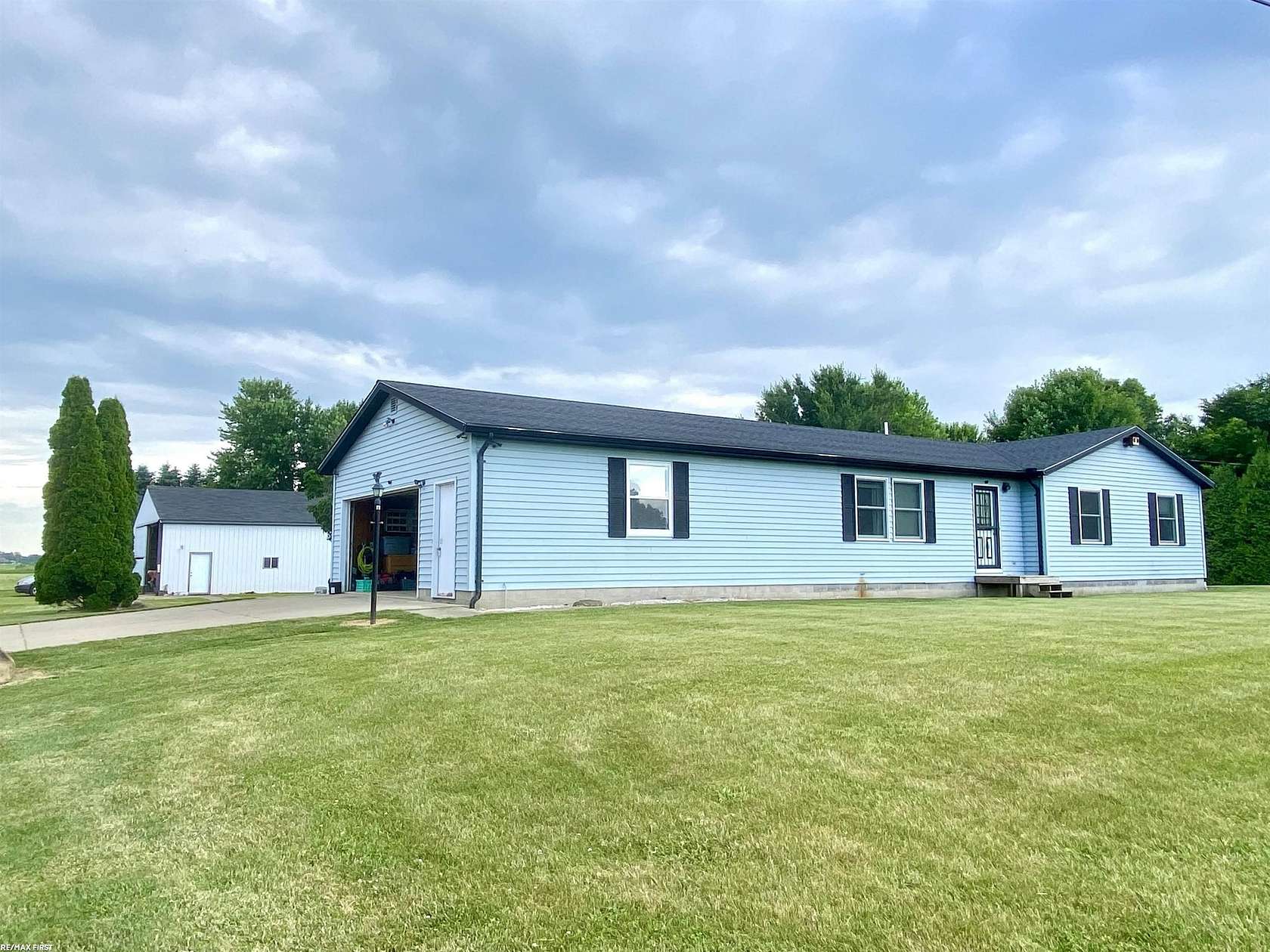 2.5 Acres of Land with Home for Sale in Armada, Michigan