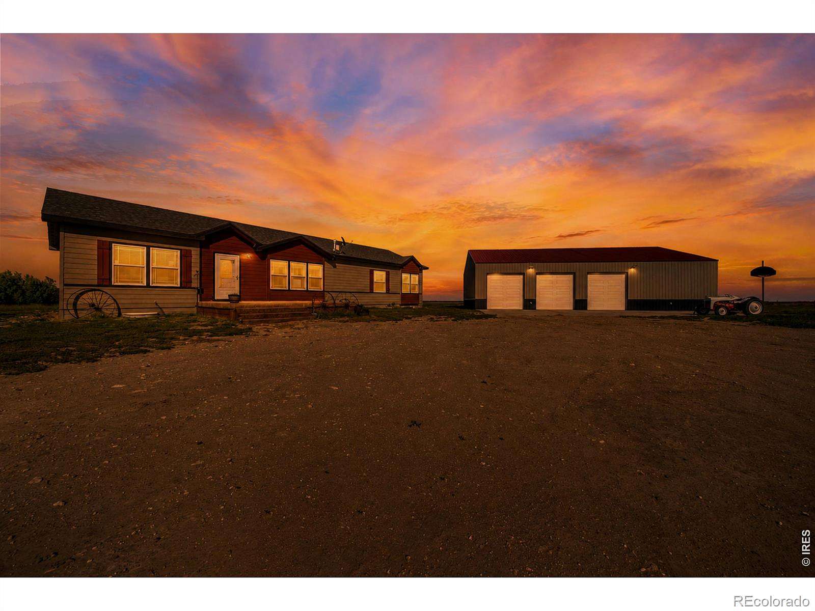 37.5 Acres of Agricultural Land with Home for Sale in Akron, Colorado