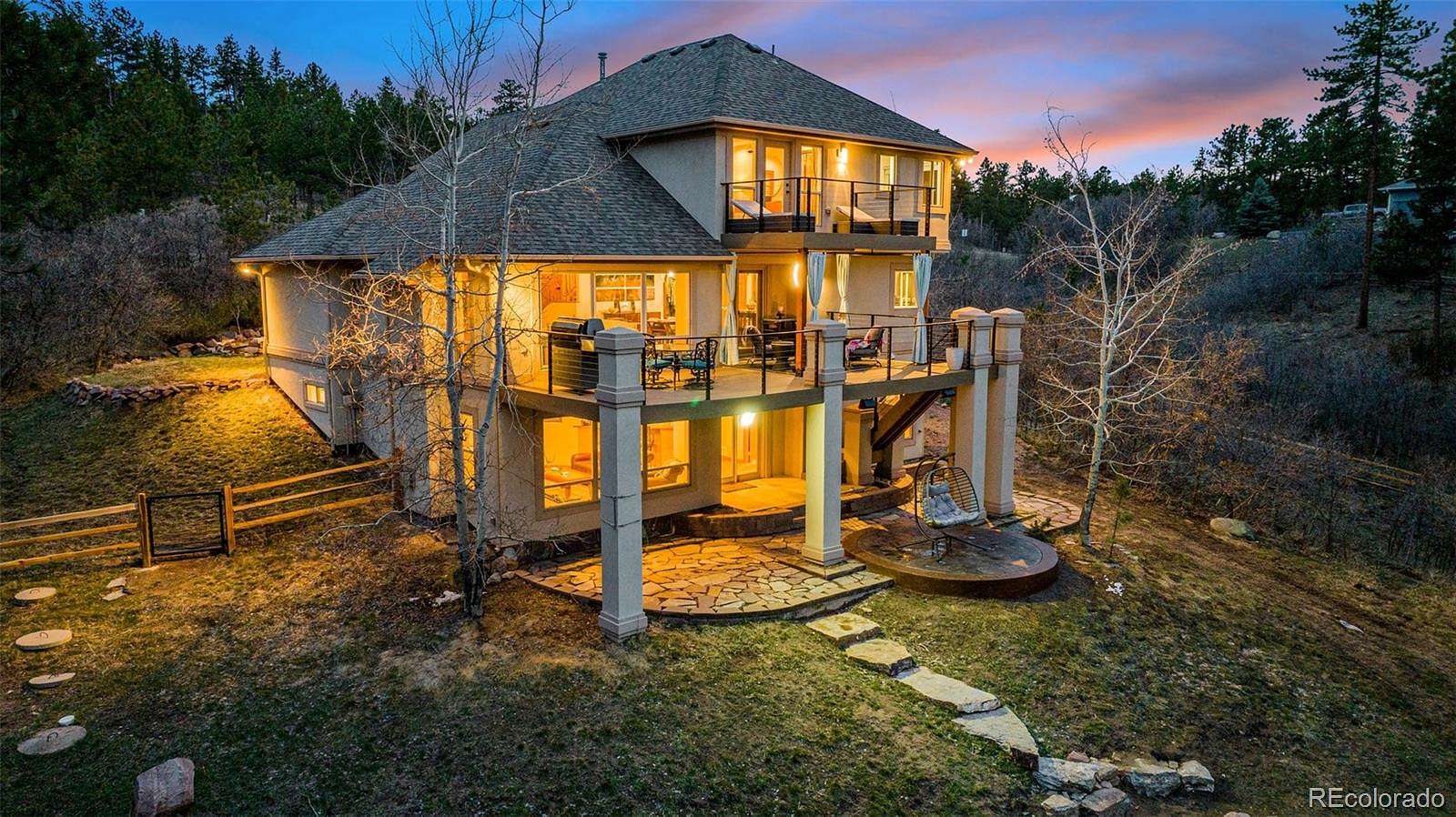 2.3 Acres of Land with Home for Sale in Larkspur, Colorado