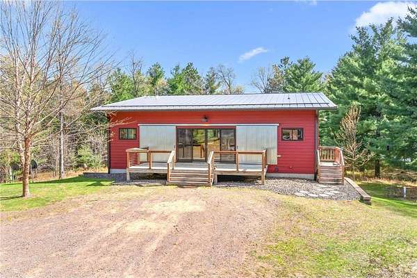 3 Acres of Land with Home for Sale in Webb Lake, Wisconsin