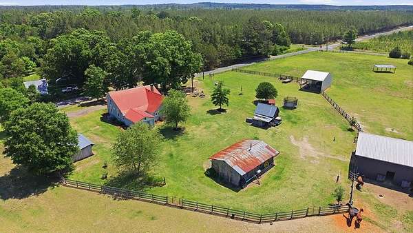 43.9 Acres of Agricultural Land with Home for Sale in Troy, South Carolina