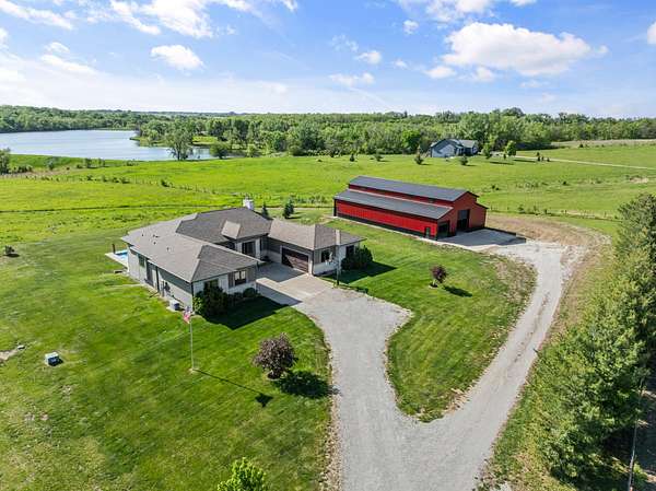 12.1 Acres of Land with Home for Sale in Cumming, Iowa