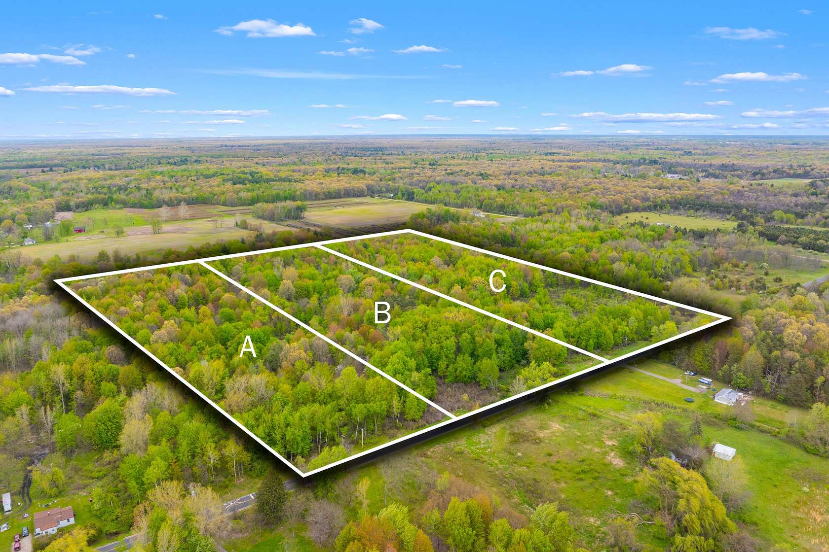 30 Acres of Recreational & Residential Land for Sale in Grand Junction, Michigan