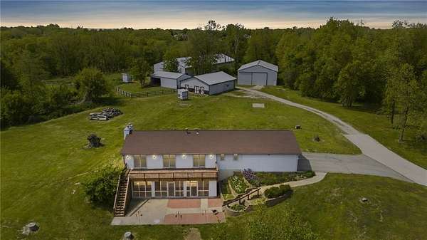 15 Acres of Land with Home for Sale in Cedar Rapids, Iowa