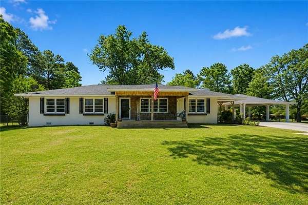 11.2 Acres of Land with Home for Sale in Cedartown, Georgia