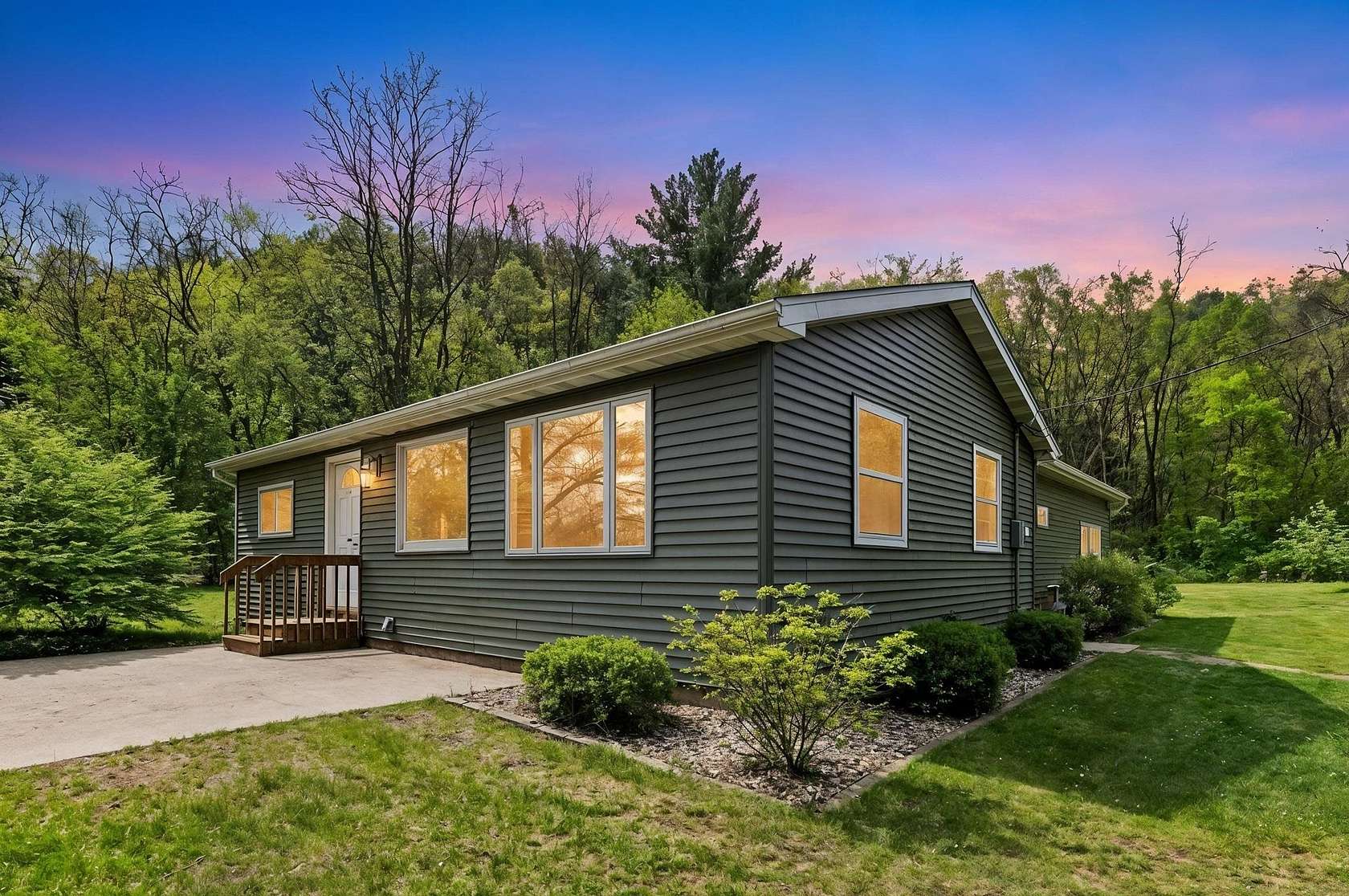 12 Acres of Recreational Land with Home for Sale in Camp Douglas, Wisconsin