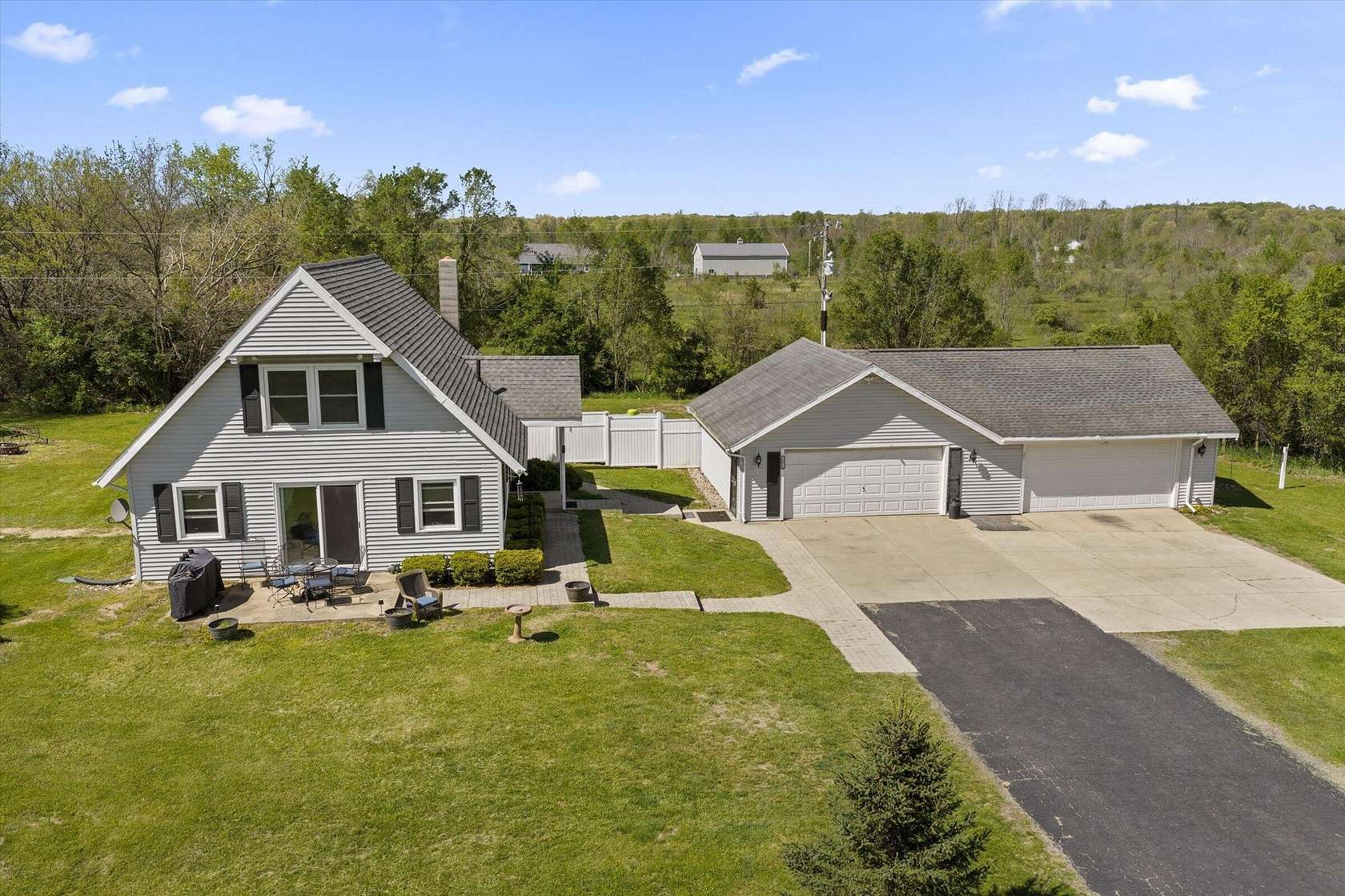 4.85 Acres of Land with Home for Sale in Edwardsburg, Michigan