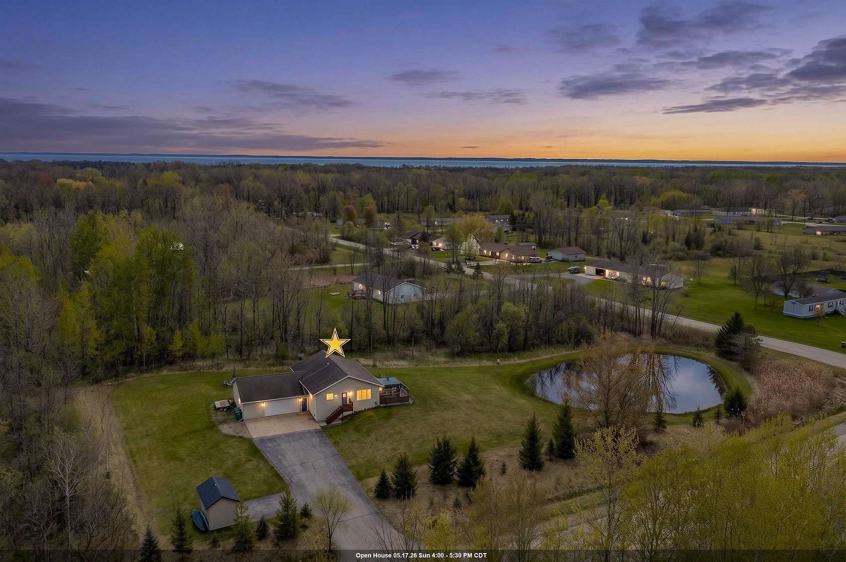 2.53 Acres of Land with Home for Sale in Little Suamico, Wisconsin