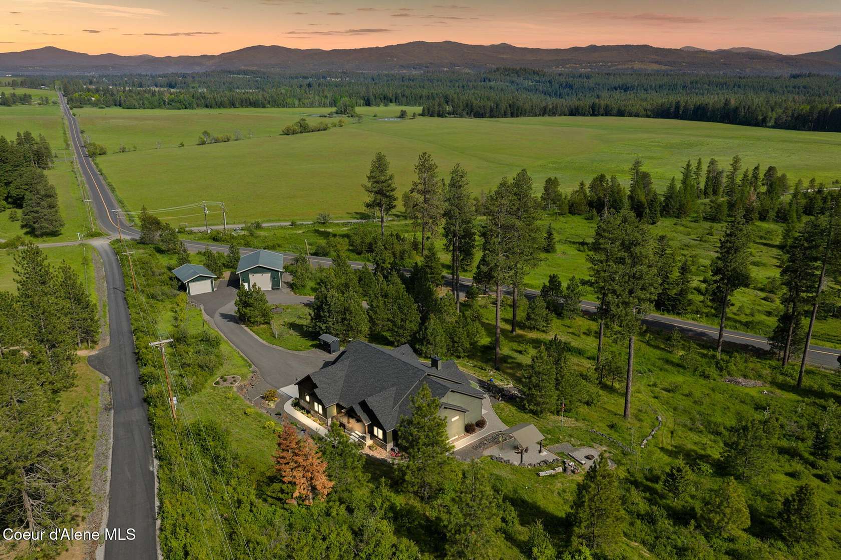 5 Acres of Land with Home for Sale in Coeur d'Alene, Idaho