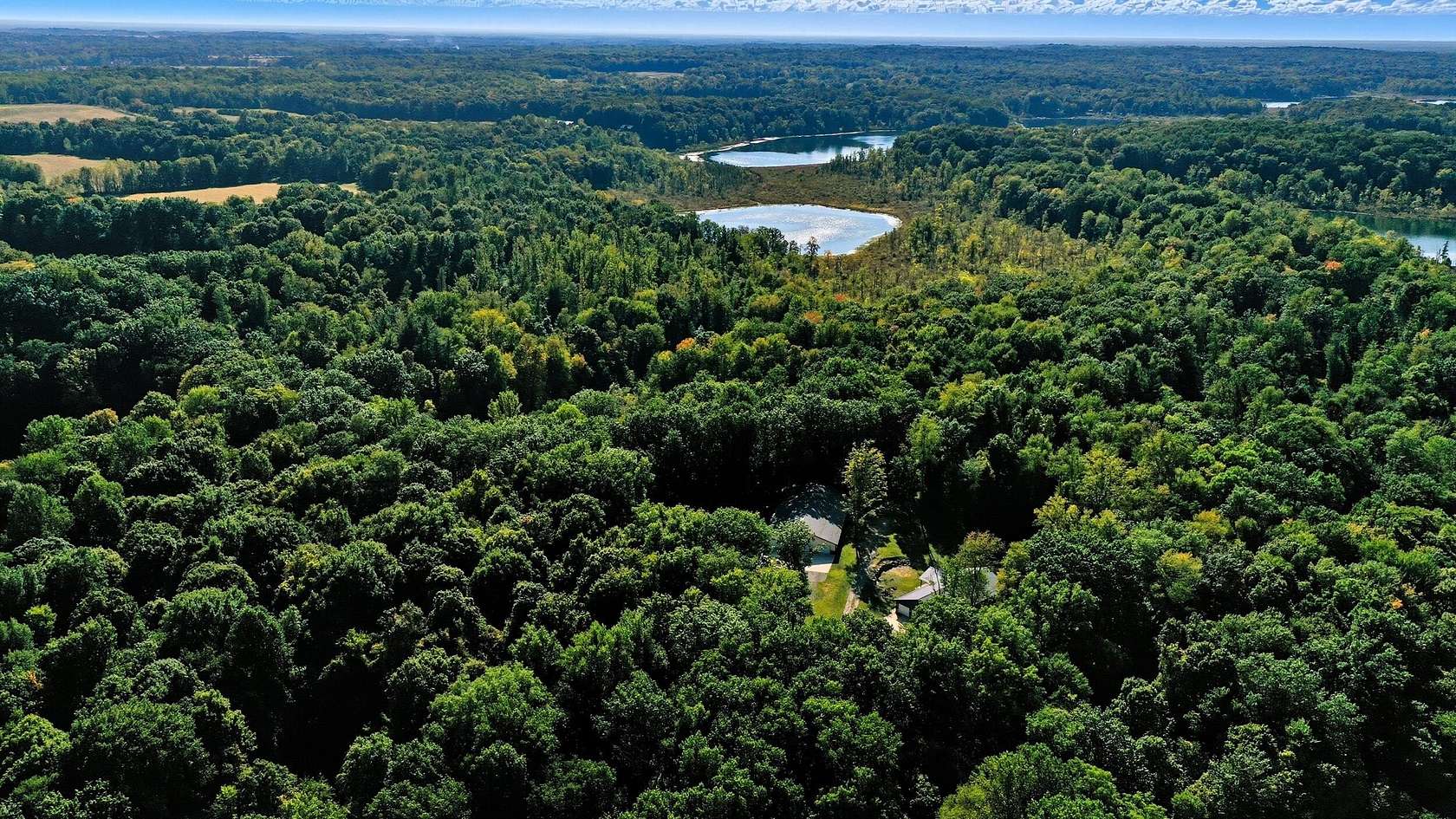 45.3 Acres of Recreational Land with Home for Sale in Cassopolis, Michigan