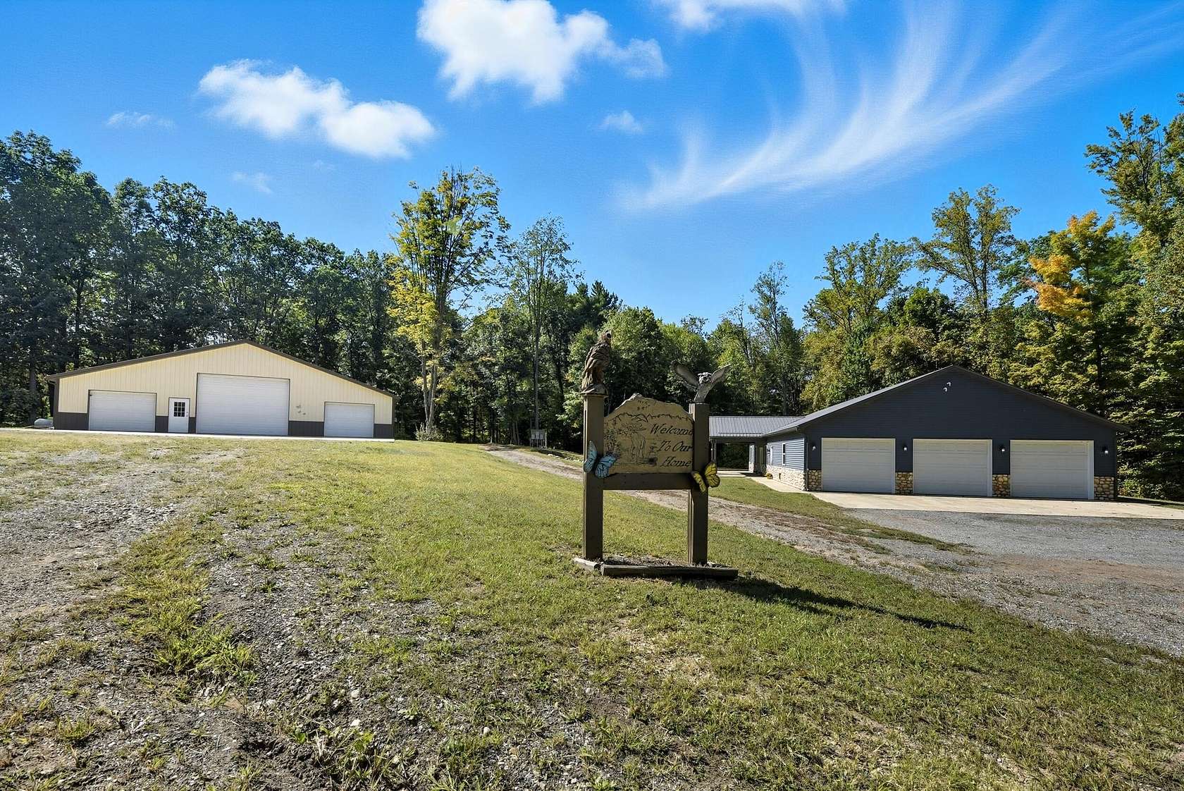 45.3 Acres of Recreational Land with Home for Sale in Cassopolis, Michigan