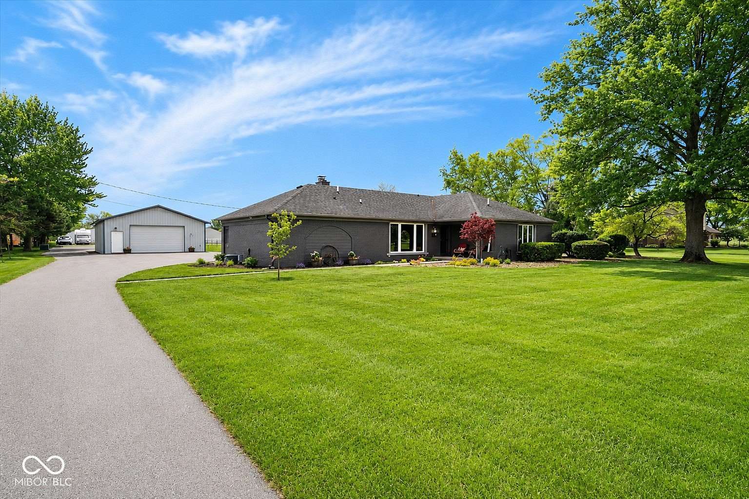 6.28 Acres of Land with Home for Sale in Pittsboro, Indiana