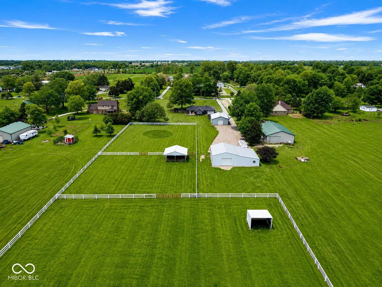 6.28 Acres of Land with Home for Sale in Pittsboro, Indiana