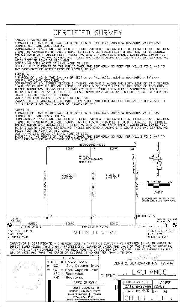 3.3 Acres of Residential Land for Sale in Ypsilanti, Michigan