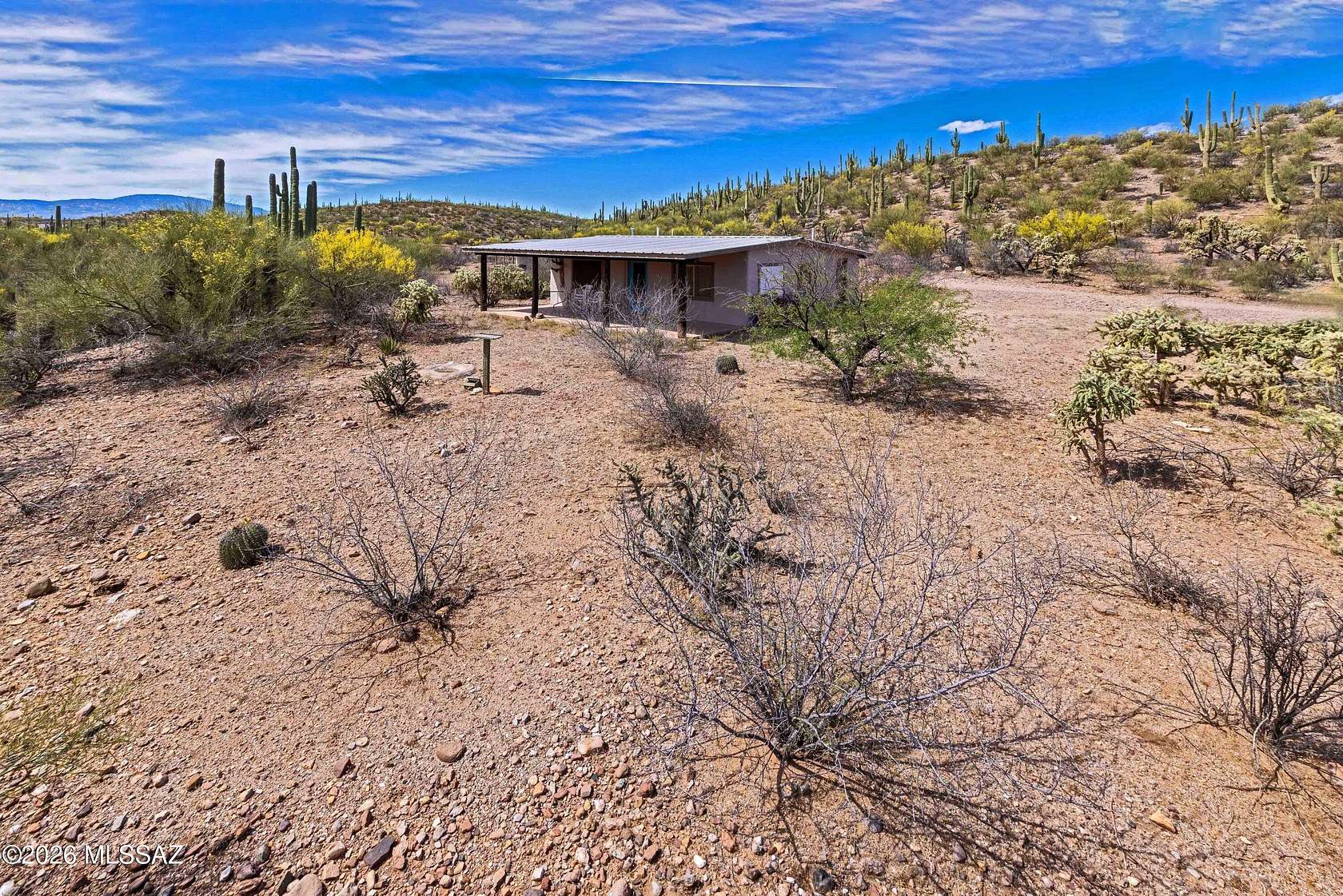 8.26 Acres of Land with Home for Sale in Benson, Arizona