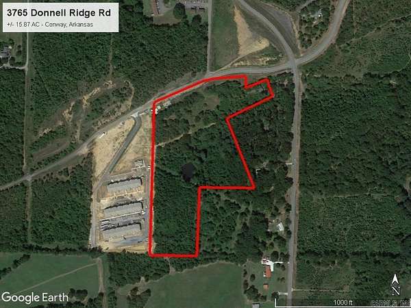 15.9 Acres of Land for Sale in Conway, Arkansas