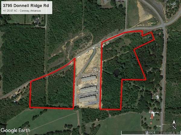25.9 Acres of Land for Sale in Conway, Arkansas