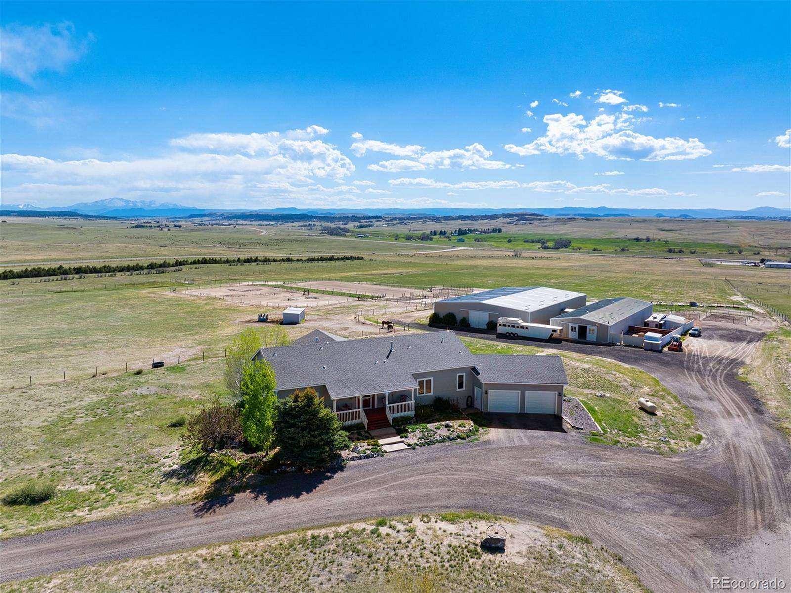 36.6 Acres of Land with Home for Sale in Franktown, Colorado