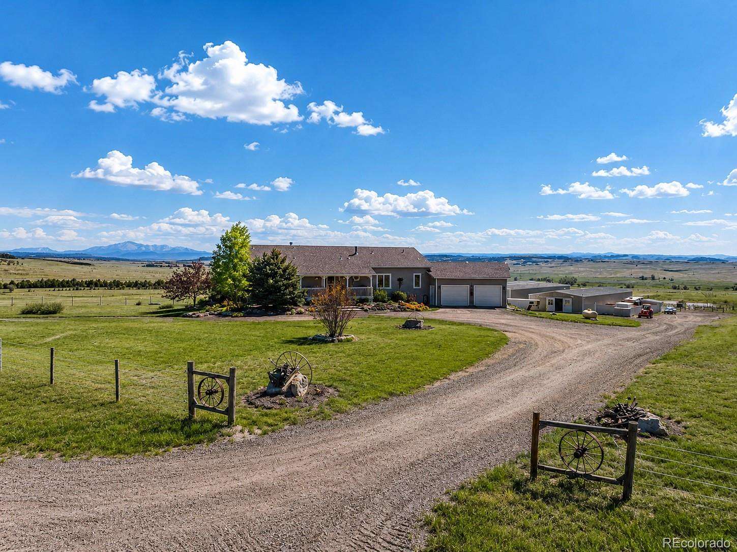 36.6 Acres of Land with Home for Sale in Franktown, Colorado