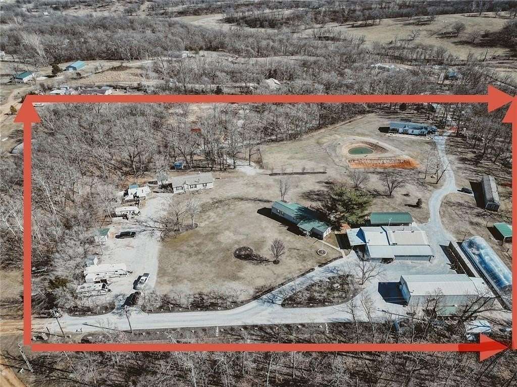 10 Acres of Land with Home for Sale in Decatur, Arkansas