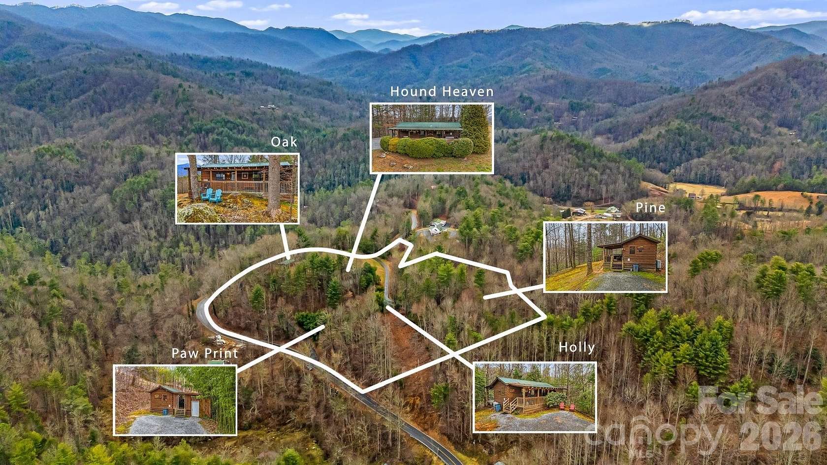 11.4 Acres of Mixed-Use Land for Sale in Hot Springs, North Carolina