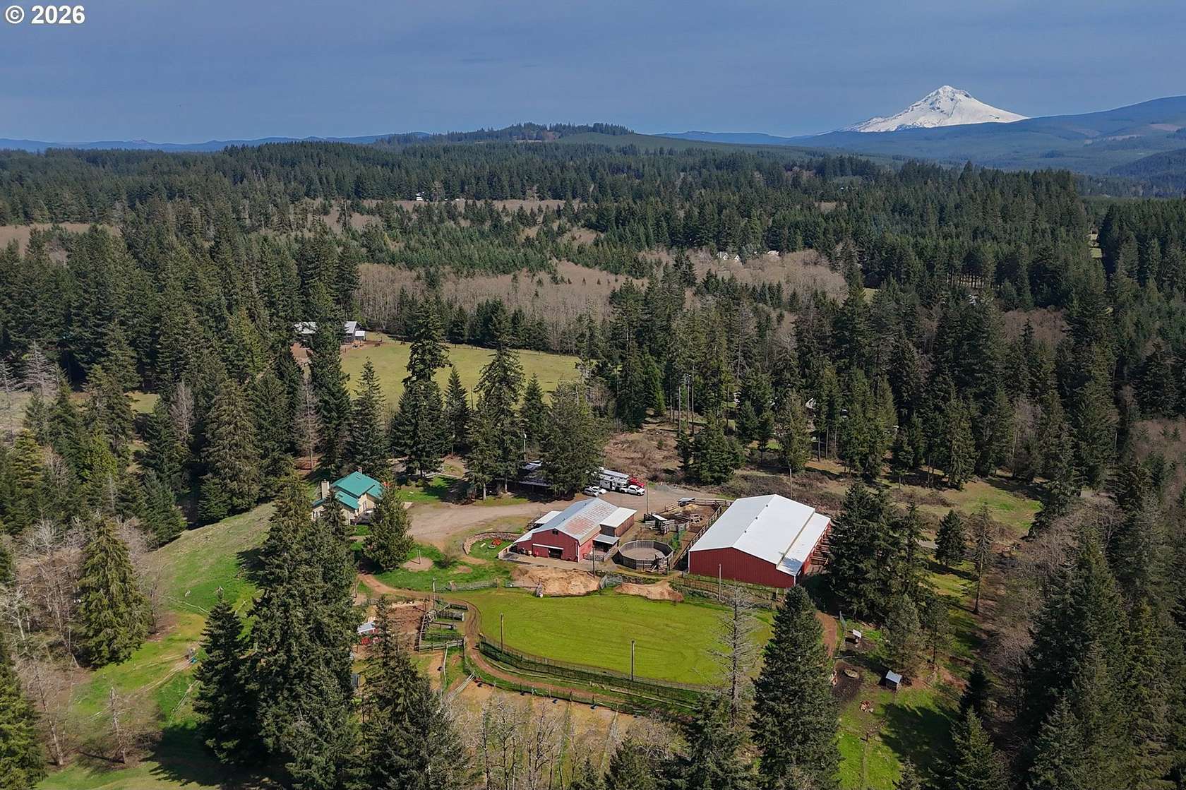 11.8 Acres of Land with Home for Sale in Sandy, Oregon