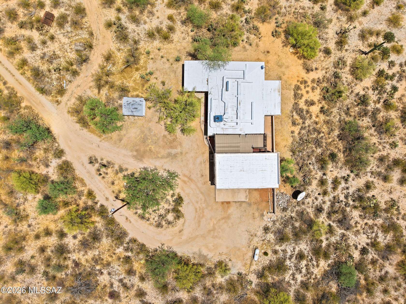 9.59 Acres of Land with Home for Sale in Tucson, Arizona