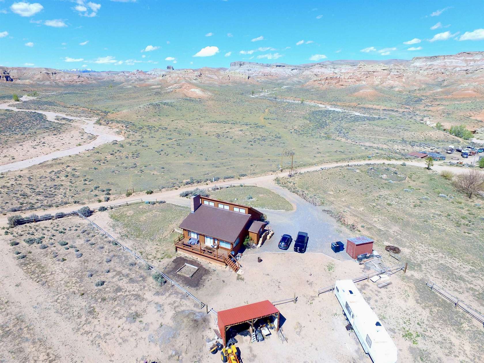 2.23 Acres of Land with Home for Sale in Dubois, Wyoming