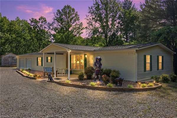15.5 Acres of Recreational Land with Home for Sale in North Wilkesboro, North Carolina