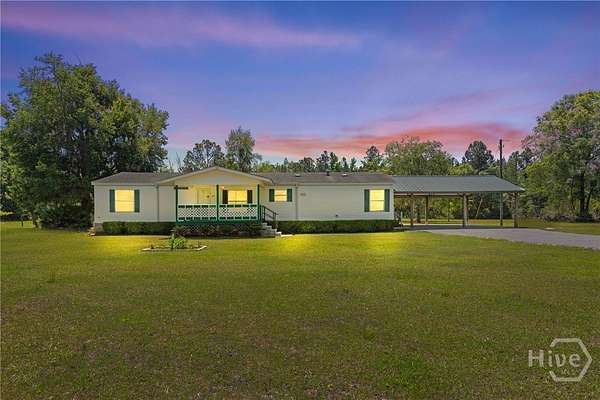 7.17 Acres of Land with Home for Sale in Guyton, Georgia
