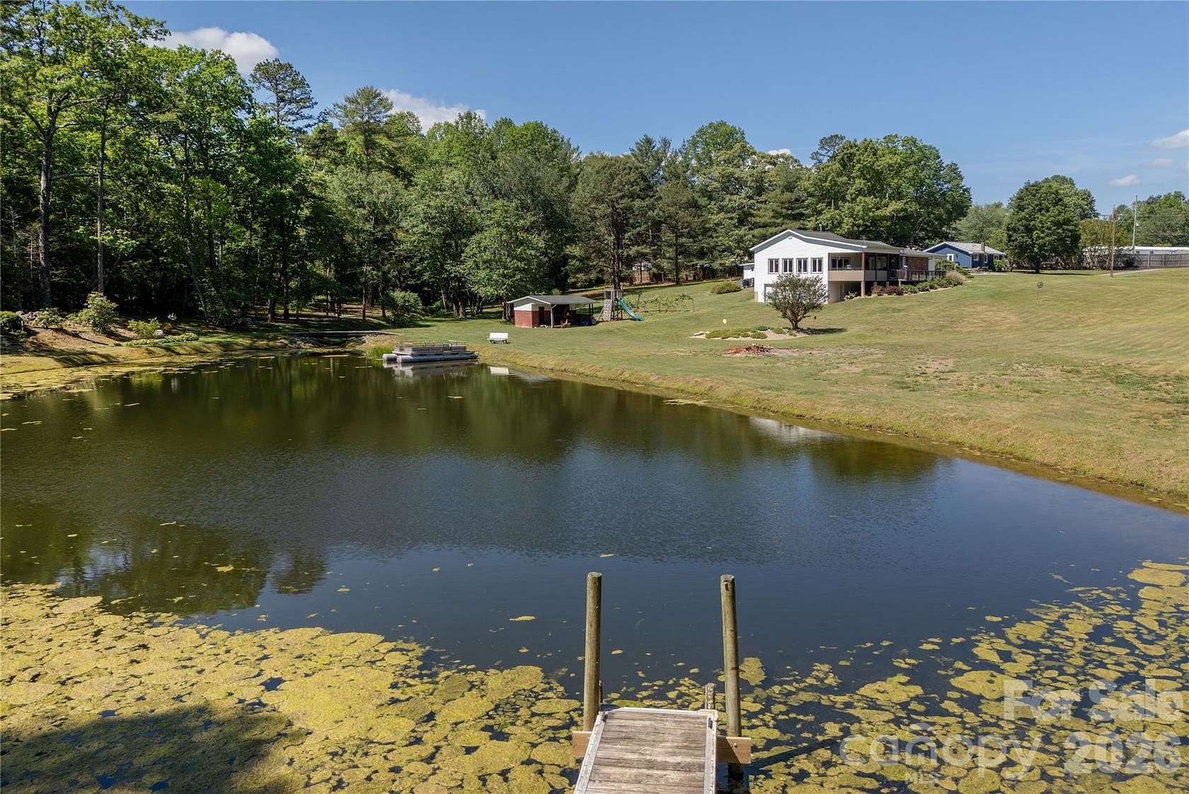 5.18 Acres of Land with Home for Sale in East Flat Rock, North Carolina