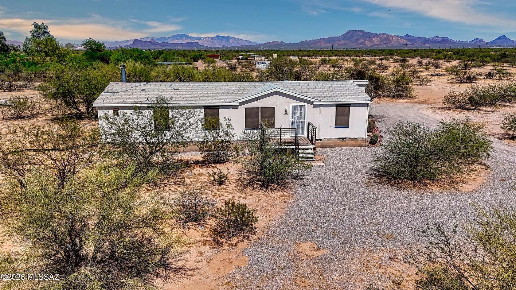 5 Acres of Land with Home for Sale in Marana, Arizona