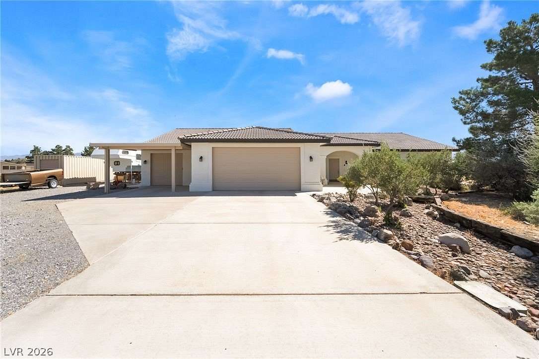 2.16 Acres of Land with Home for Sale in Pahrump, Nevada