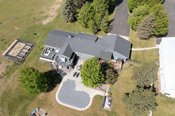 10.9 Acres of Land with Home for Sale in River Falls, Wisconsin