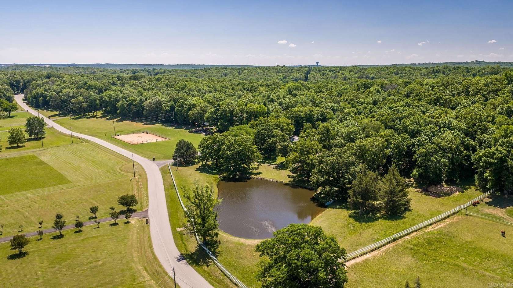 11.3 Acres of Land with Home for Sale in Sherwood, Arkansas