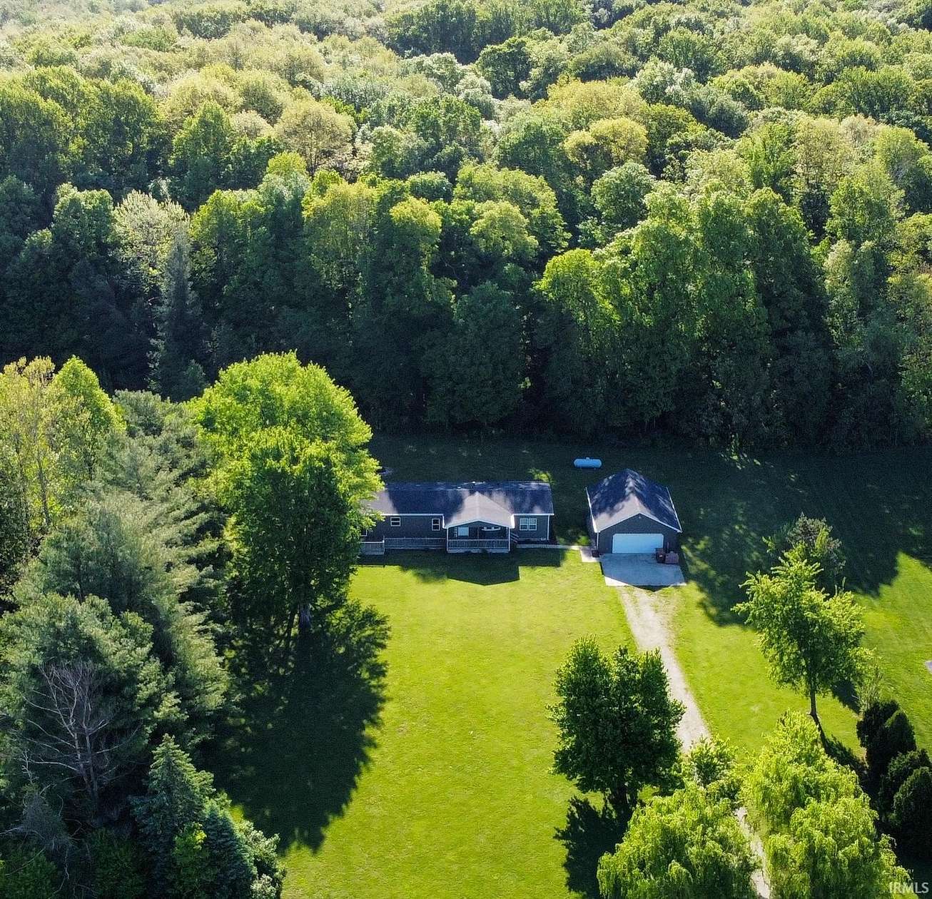 2.46 Acres of Land with Home for Sale in Attica, Indiana