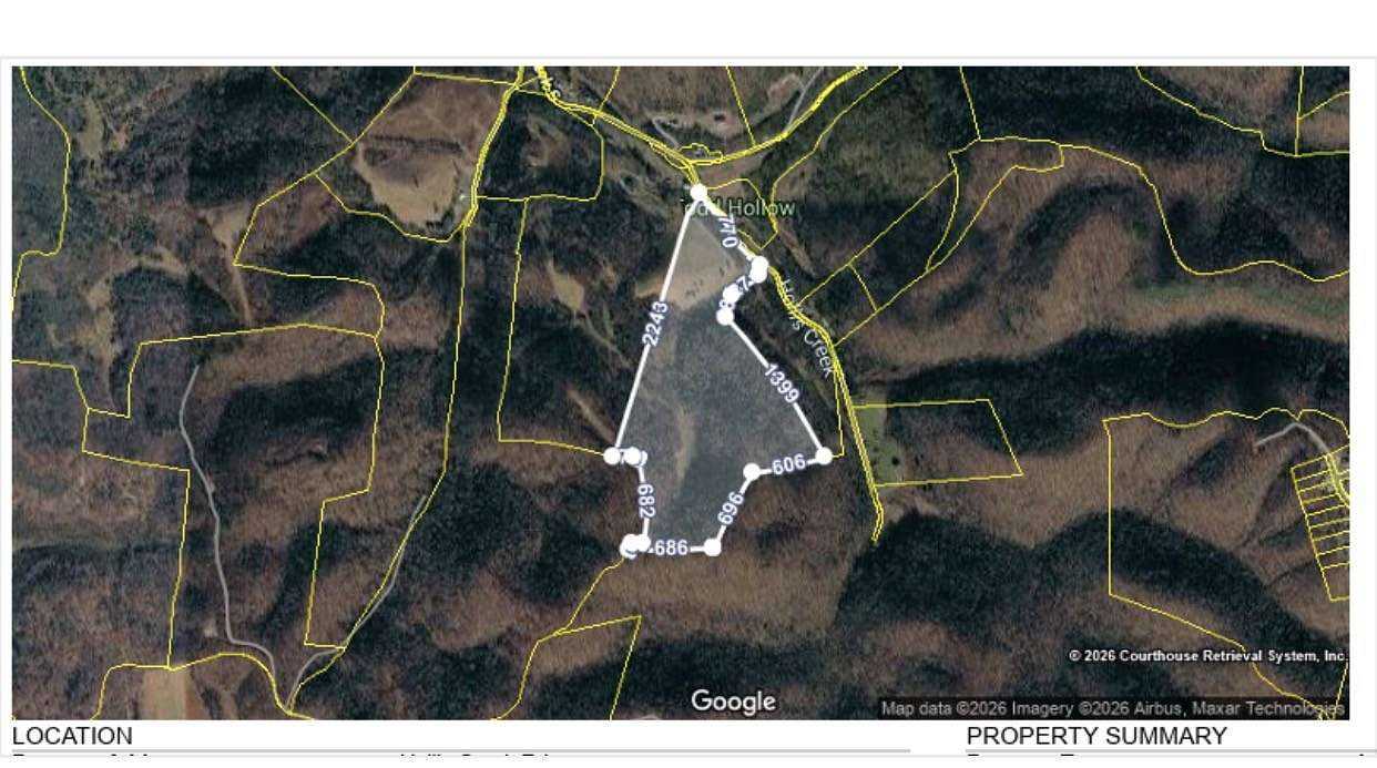 54.9 Acres of Land for Sale in Woodbury, Tennessee