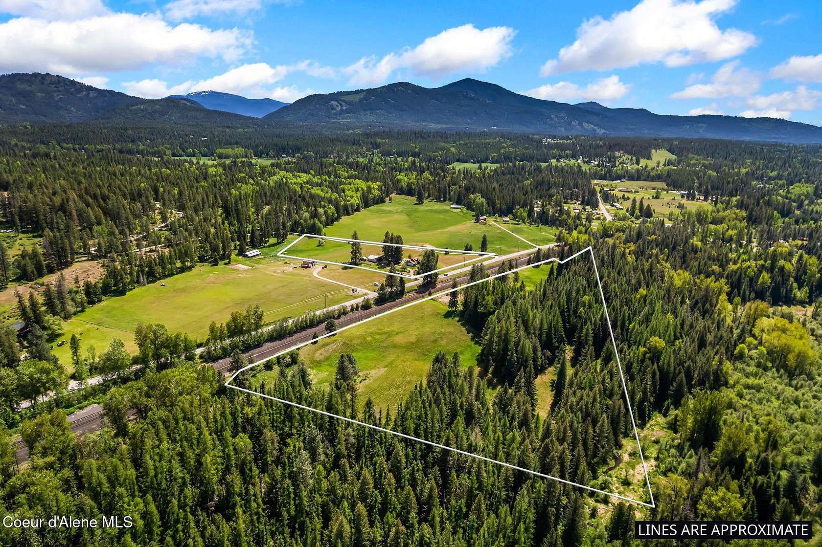 36 Acres of Recreational Land with Home for Sale in Sagle, Idaho